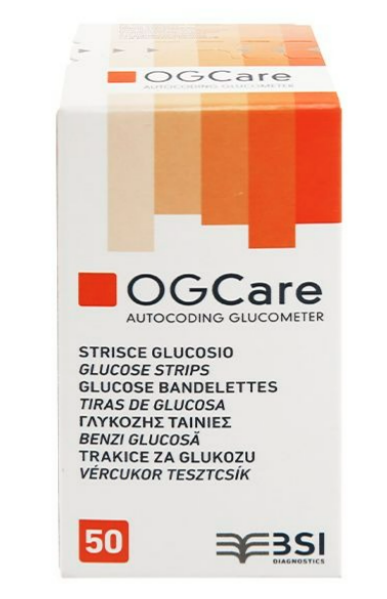 Que thử đường huyết OGCare hộp 50 que